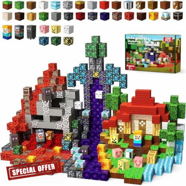 200PCS Magnetic Blocks Set