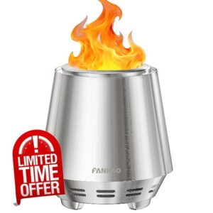 FANHAO Smokeless Fire Pit for Camping
