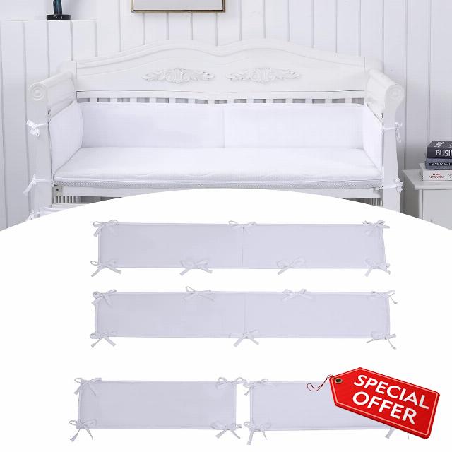 4Pcs of Breathable Liner Anti-Collision Pads- Soft Cushioned Edge Protectors for Mattress Top. (NF13)