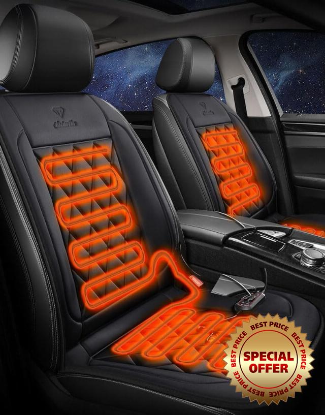 Buybai Droyek Comfortable Leather Heated Seat Cushion