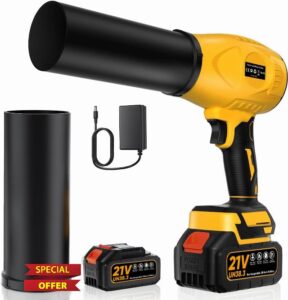 LYMIN Leaf Blower Cordless with Battery and Charger