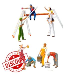 F Fityle Miniature Figures Model Painter Worker