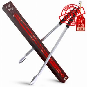 24 inch BBQ Tongs - 1 Year Warranty