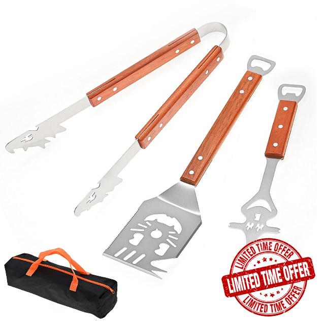 Barbecue Utensils Kit with Grill Spatula