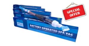 Battery Operated Spa Vac – Cordless Hot Tub Vacuum Cleaner | Handheld Pool Hoover for Inflatable Hot Tubs