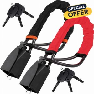 2-Pack Steering Wheel Lock with 3 Keys