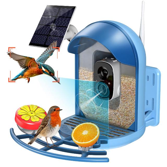 Smart Bird Feeder with 2K Camera