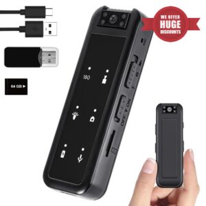 1080P 64GB Mini Hidden Video Camera