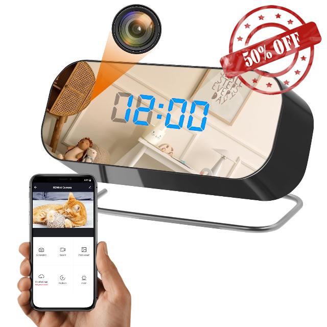 Hidden Camera Clock