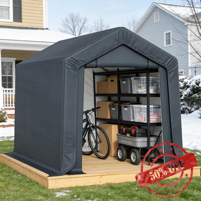 3m x 2m x 1.8m Portable Storage Tent Shed
