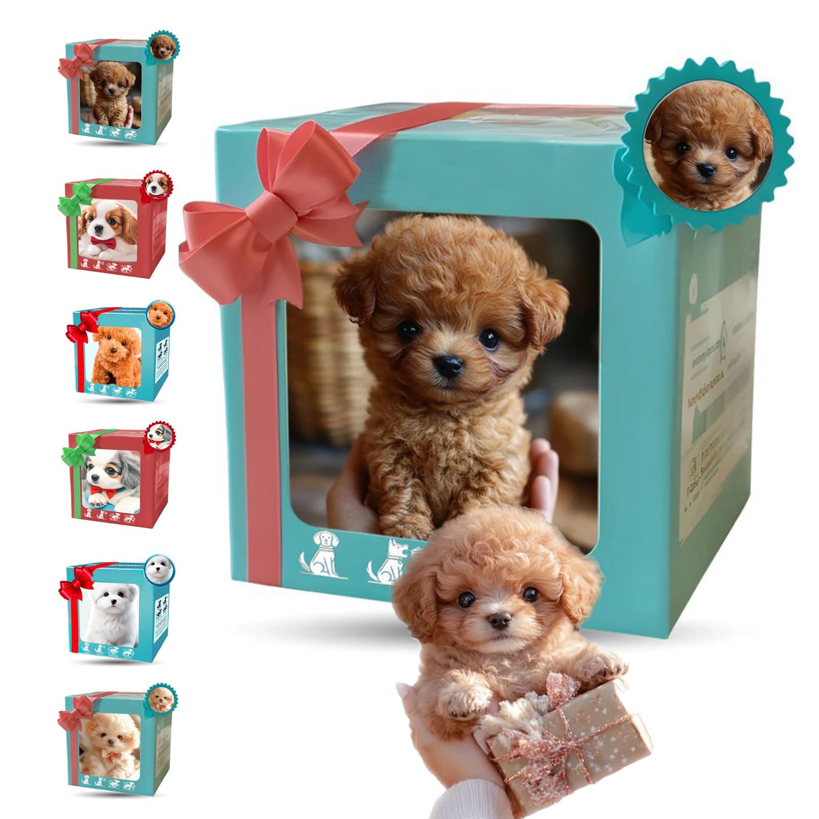 Interactive Lifelike Pet for Kids & Adults (Brown C)