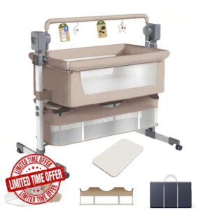 Electric Bluetooth Smart Baby Bedside Crib with Music