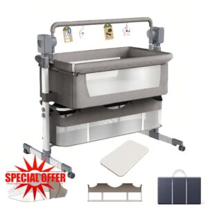 Electric Bluetooth Smart Baby Bedside Crib with Music