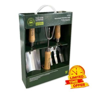 Spear & Jackson 3057KEW Kew Gardens Collection 3 Piece Garden Hand Tool Gift Set - Hand Trowel