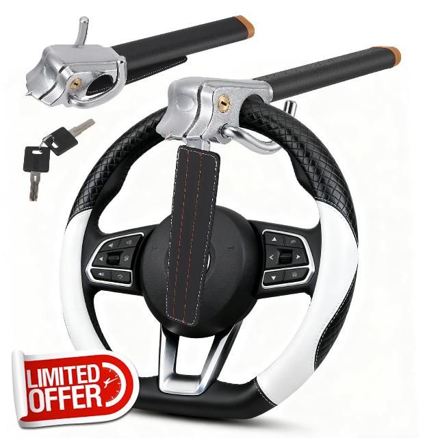 Car Steering Wheel Lock with Double Hook