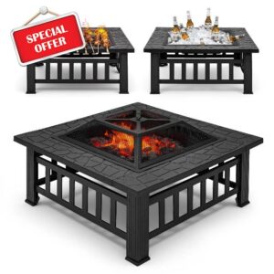 Warmiehomy Fire Pit For Garden