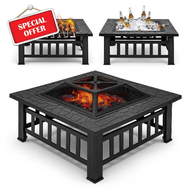 Warmiehomy Fire Pit For Garden