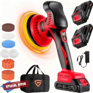 Car Polisher and Buffers 2x21v 2.0ah Rechargeable Batterie