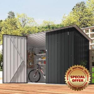 UNIONLINE 2.1x0.9m Metal Bike Shed