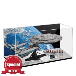Acrylic Display Case for Lego 10356 Star Trek Starship Enterprise Building Set