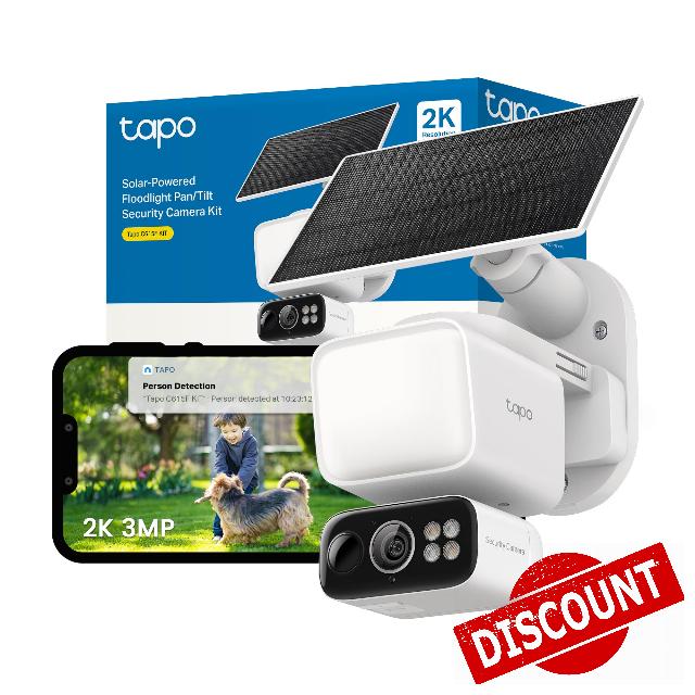 Tapo C615F KIT 2K 3MP Solar Security Camera Outdoor Wireless
