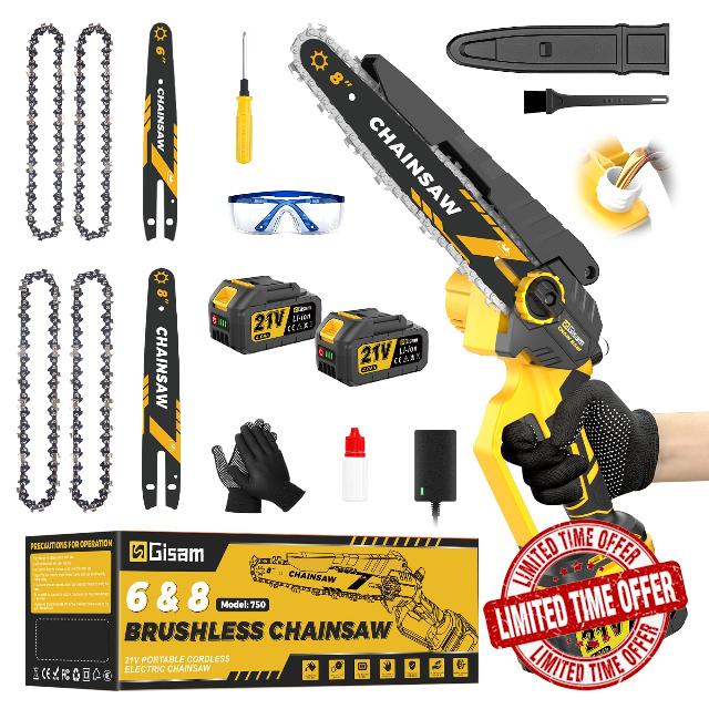 Mini Chainsaw Cordless