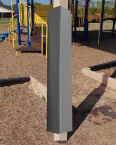 Outdoor 3ft Square Pole Cushion Padding Wrap