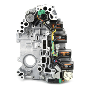 Close-up technical photographs showing automotive engine or mechanical components with yellow arrow indicators pointing to specific parts and connections.