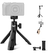 Collection of professional camera mounting equipment and rigs, including various brackets, stabilizers, and attachment mechanisms shown from multiple angles.