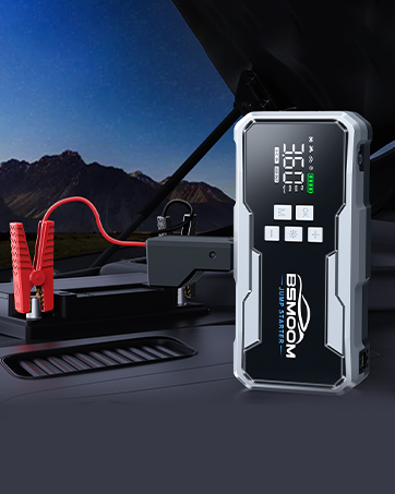 Black electronic device with display screen mounted in vehicle dashboard or console