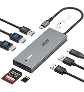 acer USB-C Hub Docking Station, 9in1 Thunderbolt 3/4 to 4K HDMI, 3xUSB 3.0, 1Gbps Ethernet, 100W ...
