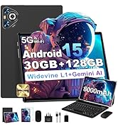 JUSYEA Tablet 10-Inch Android 14, 30GB+128GB ROM/TF 2TB, 8000mAh, Parental Control, 8-Cores, Gemi...