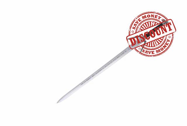 Next Level Cosplay Prop Replica The Witcher 3 Wild Hunt Geralt of Rivia's Silver V Cross Wooden Sword