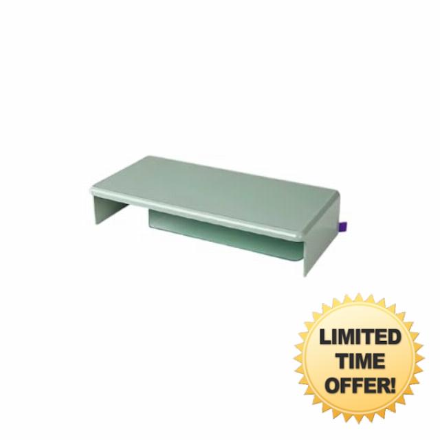 Monitor Riser with Storage (Green)
