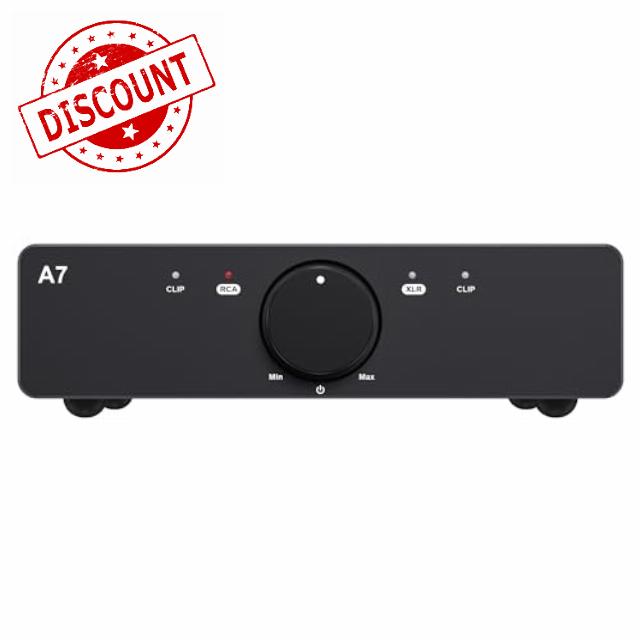 3e Audio A7 Next-gen HiFi Stereo Amplifier | TPA3255 Chip 2x250W PBTL with Enhanced PFFB | 48V5A Power Supply for Home Theater Bookshelf Passive Speakers