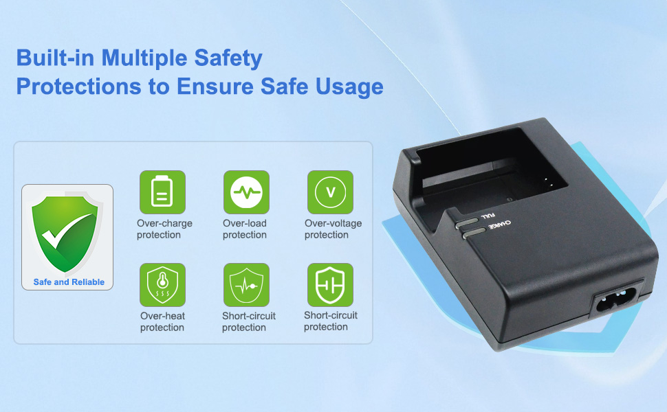 Text reads 'Compatibility Models' and 'LC-E10 Camera battery charger fit for Canon LP-E10 battery'. Technical product images showing camera equipment compatibility.
