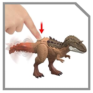 Text reads 'JURASSIC WORLD SURVIVAL'. Orange banner featuring dinosaur illustrations and promotional artwork.