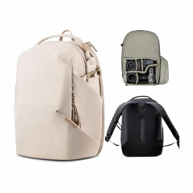 Murye Camera Backpack Photography DSLR Camera Bag Compartment Hard Shell Case Tripod Holder Photo