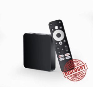 Phantom GD2 Android Certified TV 4K Streamer Media Player Box Voice Assistant Remote Chromecast Built-In Smart Home Control WiFi Netflix Prime Video Play Store HDR10 Dolby Audio 32GB