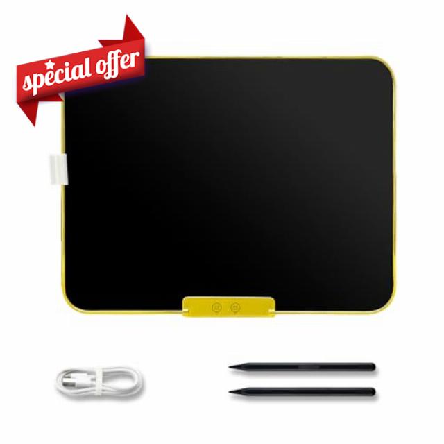 LCD Writing 21 Inch Monochrome Screen Rechargeable Drawing Board with 2 for Taking Notes Leaving Messages Toddlers Boys Girls Adults