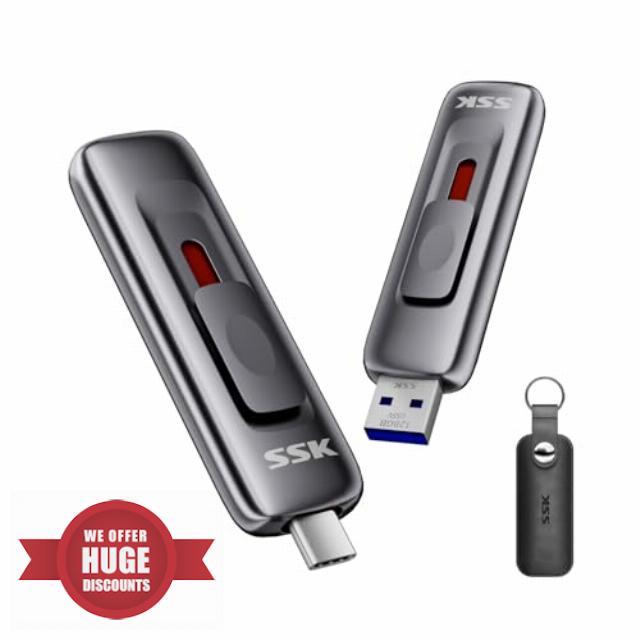 SSK 128GB Portable SSD External Drive