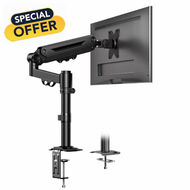 Single Monitor Arm - PUTORSEN Monitor Arm for 13 to 40 inch Screens - Up to 26.4 lbs