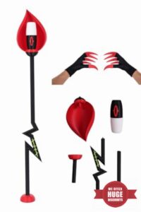 Alastor Staff Hazbin Hotel Merch Alastor Cosplay Anime Cosplay Costume Accessories Halloween Carnival