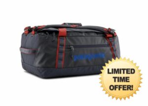 Patagonia Black Hole Duffel 40L Smolder Blue w/Amanita Red