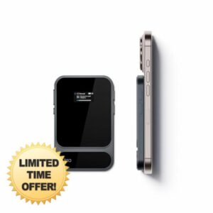 khadas Tea Pro Portable DAC Amp – Ultra-Slim Magnetic Headphone Amplifier with 0.95" Display