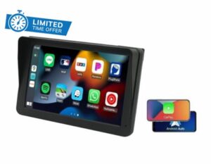 Moxier Car Sat Nav Car Stereo 7" HD Touch Screen Radio Vedio (7-inch + suction cup)