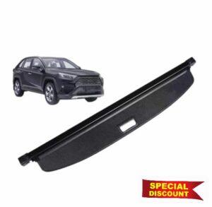 Retractable Rear Trunk Parcel Shelf Cargo Covers For Toyota For RAV4 For RAV 4 2019~2024 2020 MK5 XA50 Car Luxury Trunk Luggage Curtain(Leather)