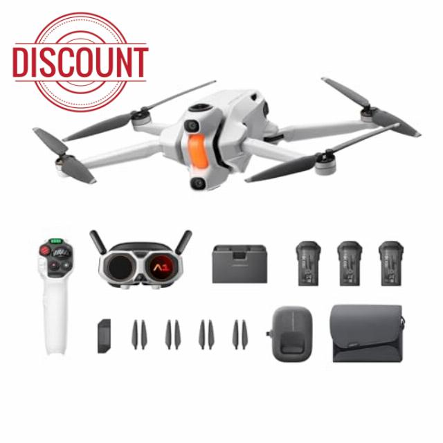 Antigravity A1 Infinity Bundle (3 High-Capacity Batteries) - 8K 360 Drone for Immersive Flight