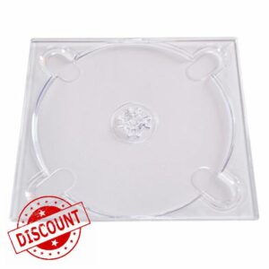 New-Pak Clear CD Digi Tray – Single Disc Plastic Tray for Digipacks