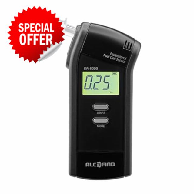 AlcoFind DA-8000 Professional Breathalyser – Fuel Cell Sensor